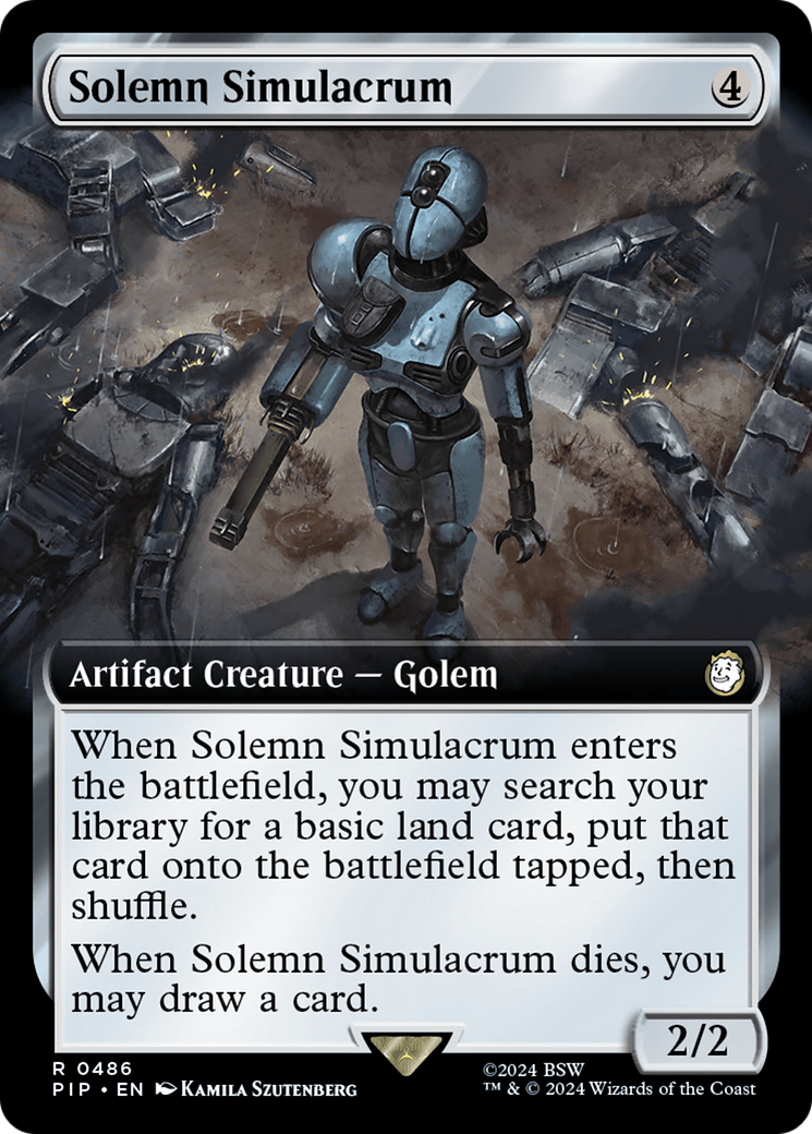 Solemn Simulacrum (Extended Art) [Fallout] | Devastation Store