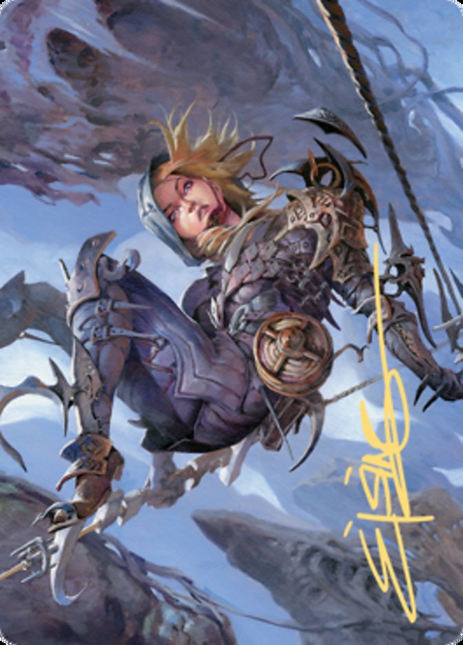 Blackbloom Rogue Art Card (Gold-Stamped Signature) [Zendikar Rising Art Series] | Devastation Store