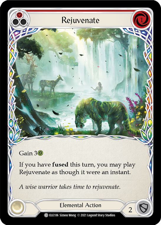 Rejuvenate (Red) [ELE106] (Tales of Aria)  1st Edition Normal | Devastation Store