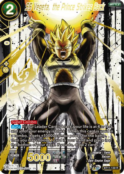 SS Vegeta, the Prince Strikes Back (Alternate Art) [BT11-130] | Devastation Store