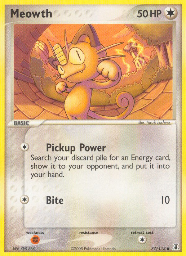 Meowth (77/113) [EX: Delta Species] | Devastation Store