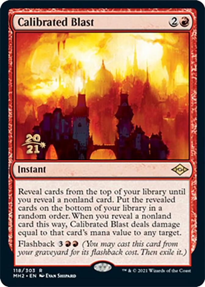 Calibrated Blast [Modern Horizons 2 Prerelease Promos] | Devastation Store