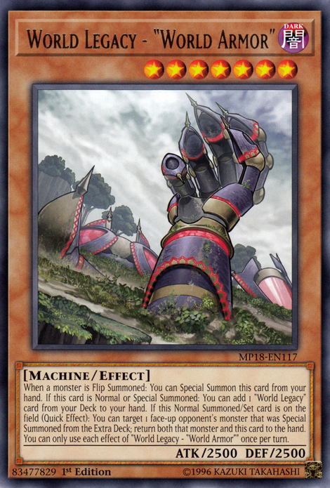 World Legacy - "World Armor" [MP18-EN117] Rare | Devastation Store