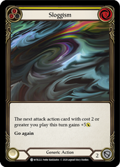 Sloggism (Yellow) [WTR222] Unlimited Edition Rainbow Foil - Devastation Store | Devastation Store