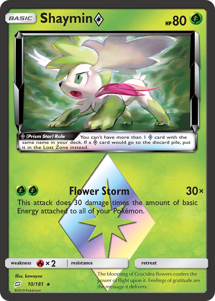Shaymin (10/181) (Prism Star) [Sun & Moon: Team Up] | Devastation Store