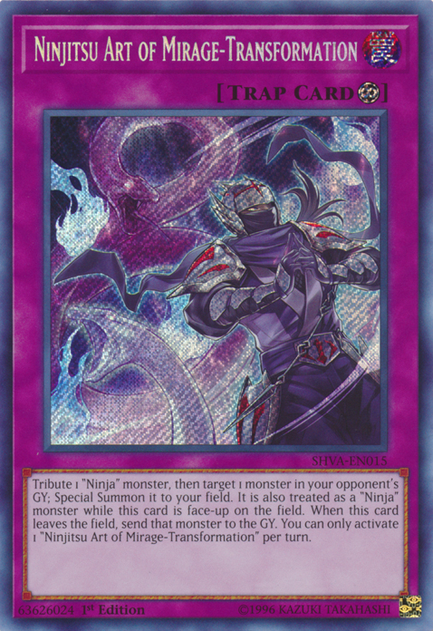Ninjitsu Art of Mirage-Transformation [SHVA-EN015] Secret Rare | Devastation Store