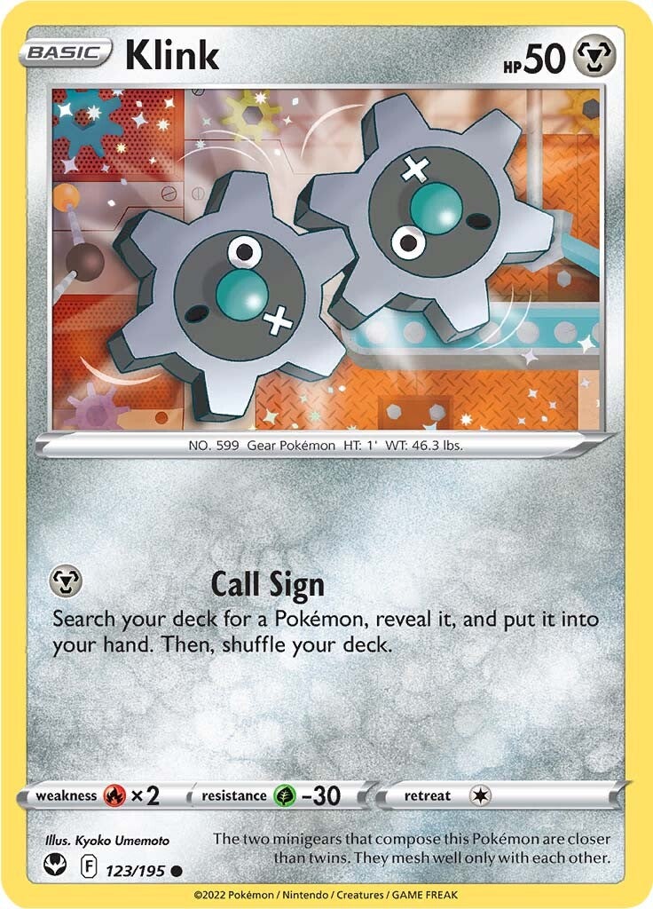 Klink (123/195) [Sword & Shield: Silver Tempest] | Devastation Store