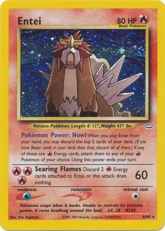 Entei (6/64) [Neo Revelation Unlimited] | Devastation Store