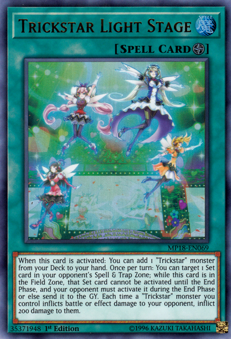 Trickstar Light Stage [MP18-EN069] Ultra Rare | Devastation Store