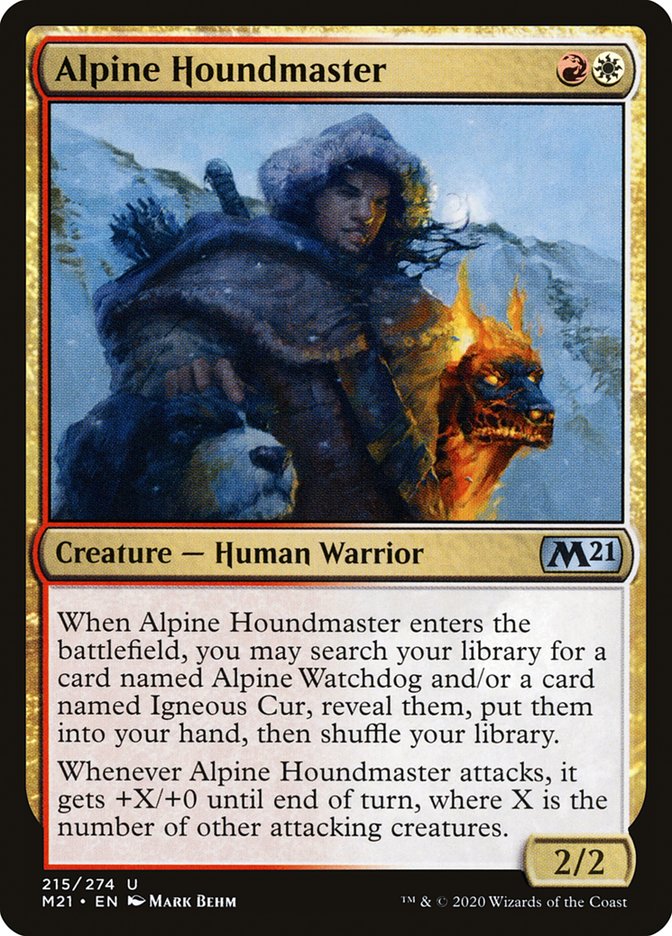 Alpine Houndmaster [Core Set 2021] | Devastation Store