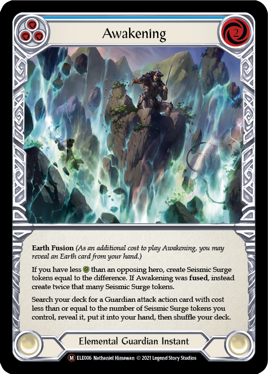 Awakening [U-ELE006] Unlimited Rainbow Foil | Devastation Store