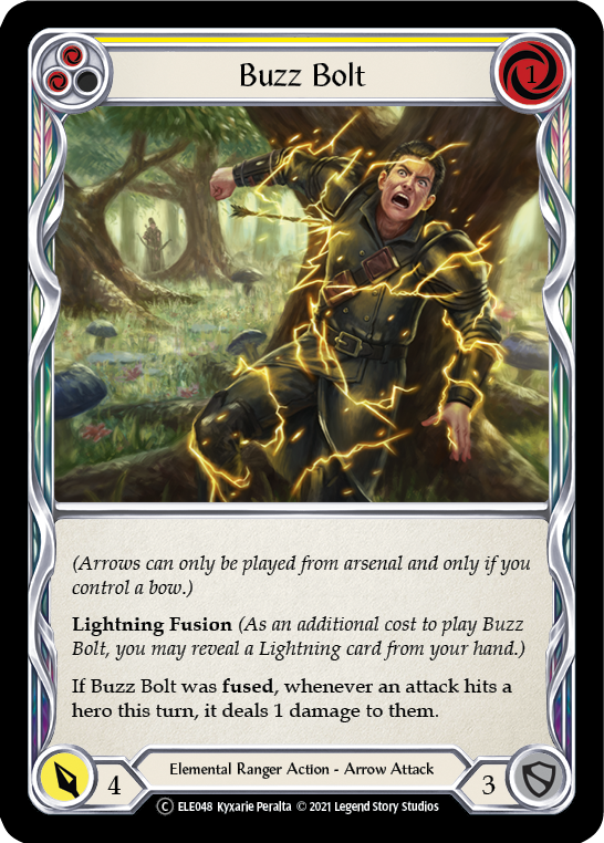 Buzz Bolt (Yellow) [U-ELE048] Unlimited Rainbow Foil | Devastation Store