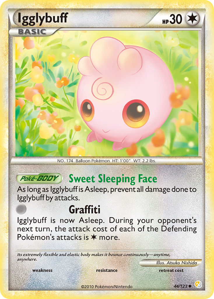 Igglybuff (44/123) [HeartGold & SoulSilver: Base Set] | Devastation Store