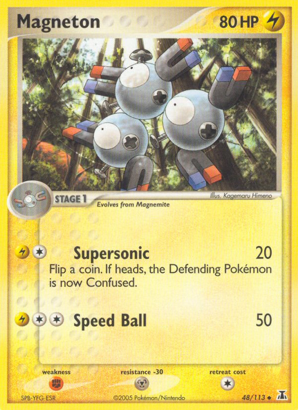 Magneton (48/113) [EX: Delta Species] | Devastation Store