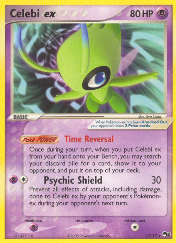 Celebi ex (17/17) [POP Series 2] | Devastation Store