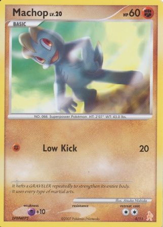 Machop (5/11) [Diamond & Pearl: Trainer Kit - Lucario] | Devastation Store