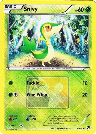 Snivy (1/114) (League Promo) [Black & White: Base Set] | Devastation Store