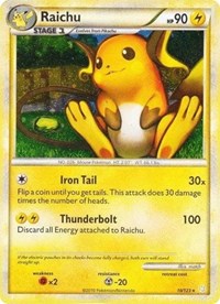 Raichu (10/123) (Cracked Ice Holo) [HeartGold & SoulSilver: Base Set] | Devastation Store