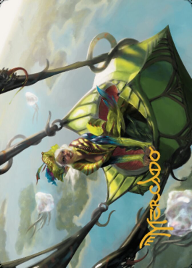 Nael, Avizoa Aeronaut Art Card (Gold-Stamped Signature) [Dominaria United Art Series] | Devastation Store