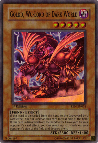 Goldd, Wu-Lord of Dark World [EEN-EN024] Super Rare | Devastation Store