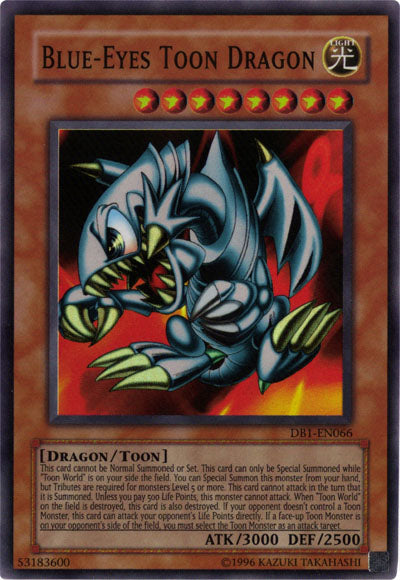 Blue-Eyes Toon Dragon [DB1-EN066] Super Rare | Devastation Store