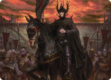 The Mouth of Sauron Art Card [The Lord of the Rings: Tales of Middle-earth Art Series] | Devastation Store