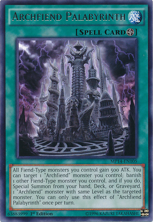 Archfiend Palabyrinth [MP14-EN105] Rare | Devastation Store