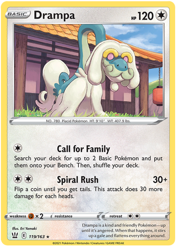 Drampa (119/163) [Sword & Shield: Battle Styles] | Devastation Store