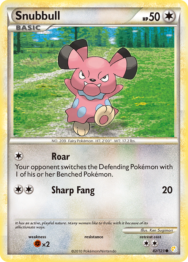 Snubbull (82/123) [HeartGold & SoulSilver: Base Set] | Devastation Store