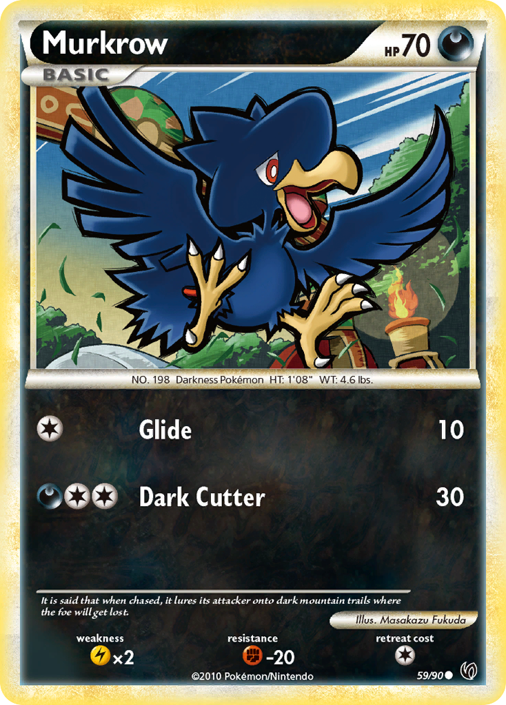 Murkrow (59/90) [HeartGold & SoulSilver: Undaunted] | Devastation Store