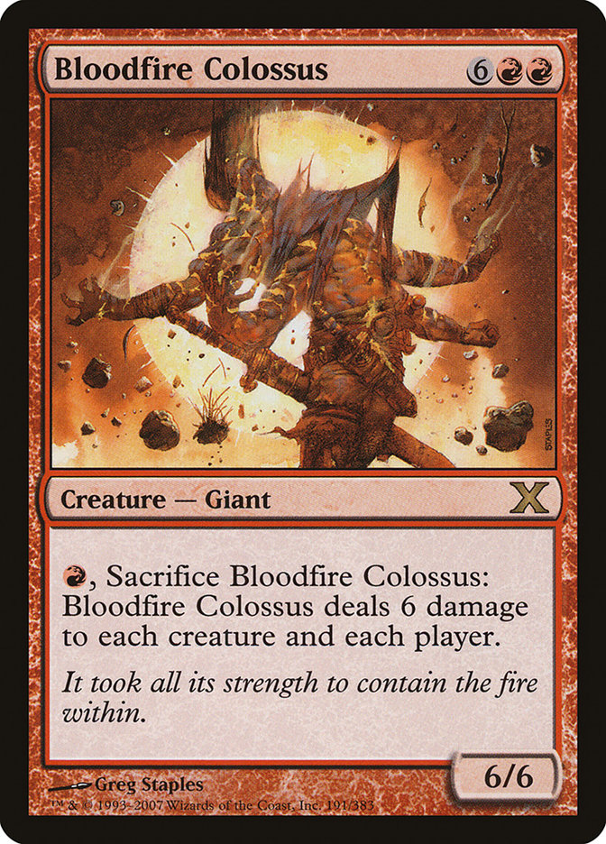 Bloodfire Colossus [Tenth Edition] - Devastation Store | Devastation Store