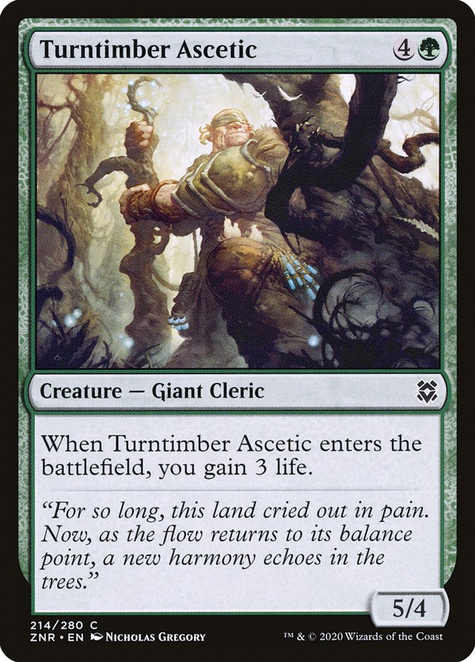 Turntimber Ascetic [Zendikar Rising] | Devastation Store