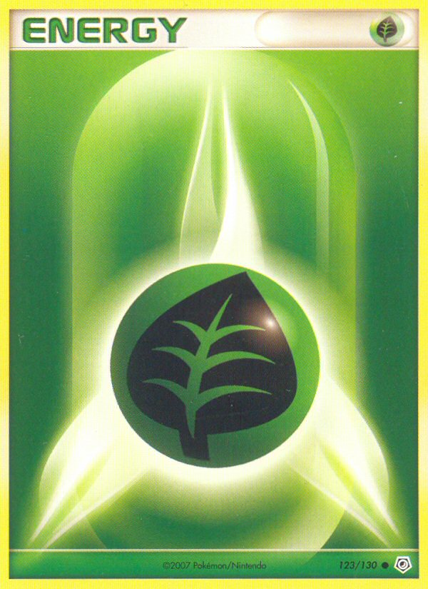 Grass Energy (123/130) [Diamond & Pearl: Base Set] | Devastation Store