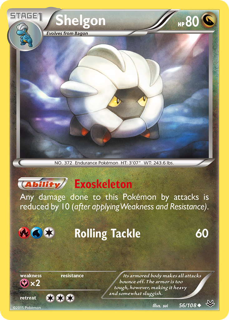 Shelgon (56/108) [XY: Roaring Skies] | Devastation Store