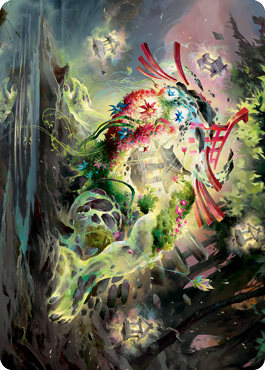 Go-Shintai of Life's Origin Art Card [Kamigawa: Neon Dynasty Art Series] | Devastation Store