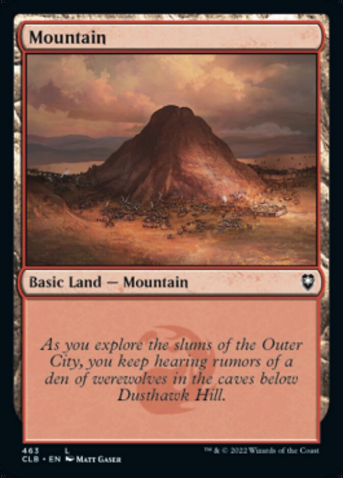 Mountain (463) [Commander Legends: Battle for Baldur's Gate] | Devastation Store