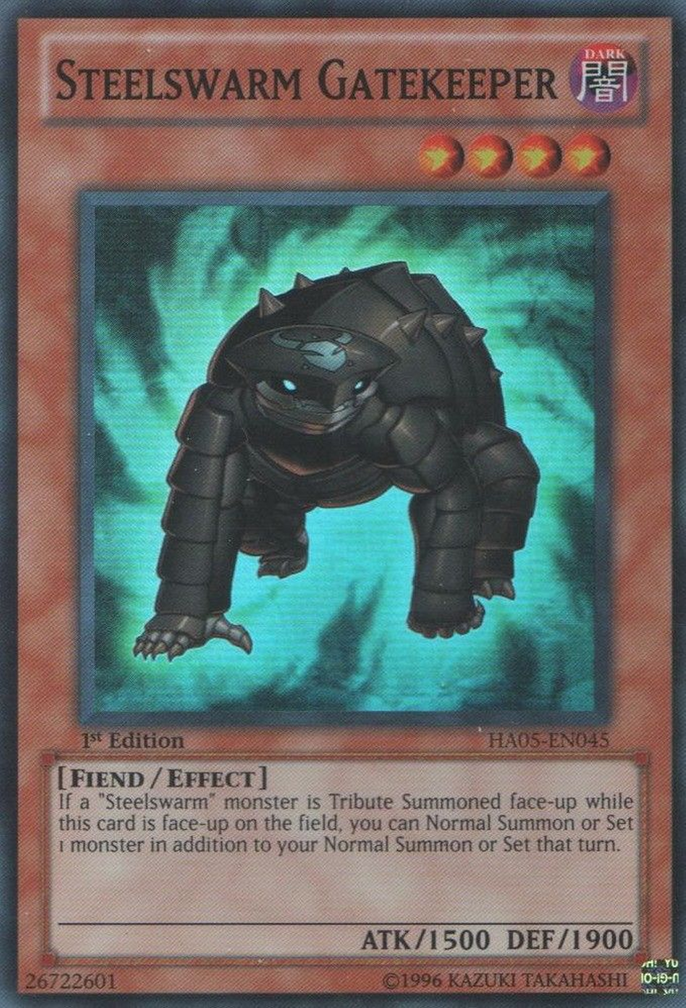 Steelswarm Gatekeeper [HA05-EN045] Super Rare | Devastation Store