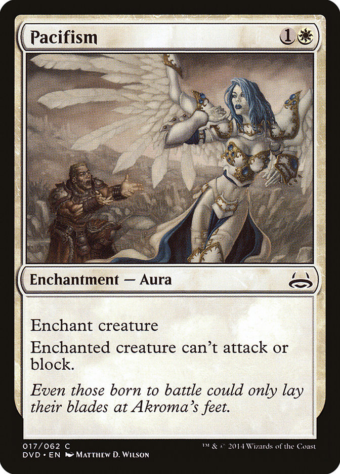 Pacifism (Divine vs. Demonic) [Duel Decks Anthology] | Devastation Store
