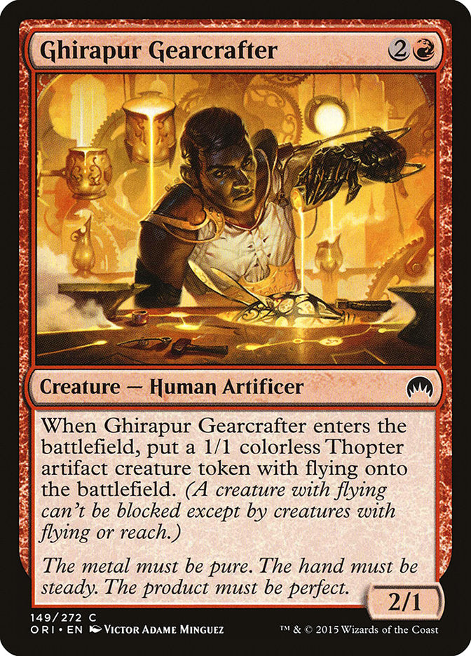 Ghirapur Gearcrafter [Magic Origins] | Devastation Store