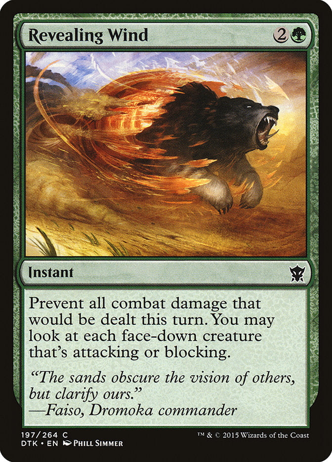 Revealing Wind [Dragons of Tarkir] - Devastation Store | Devastation Store