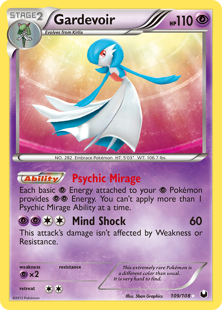 Gardevoir (109/108) [Black & White: Dark Explorers] | Devastation Store