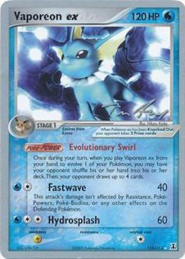 Vaporeon ex (110/113) (Legendary Ascent - Tom Roos) [World Championships 2007] | Devastation Store