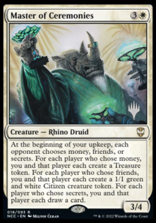 Master of Ceremonies (Promo Pack) [Streets of New Capenna Commander Promos] | Devastation Store