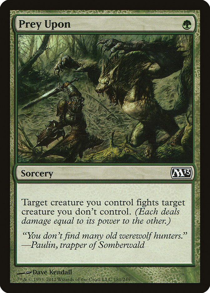 Prey Upon [Magic 2013] | Devastation Store