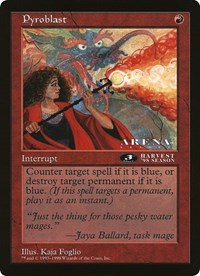 Pyroblast (Oversized) [Oversize Cards] | Devastation Store