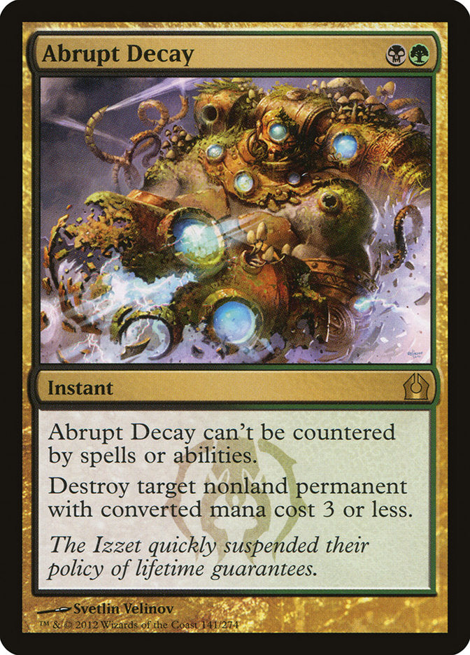 Abrupt Decay [Return to Ravnica] - Devastation Store | Devastation Store