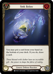 Sink Below (Red) [WTR215] Unlimited Edition Rainbow Foil - Devastation Store | Devastation Store