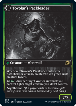 Tovolar's Huntmaster // Tovolar's Packleader [Innistrad: Double Feature] | Devastation Store