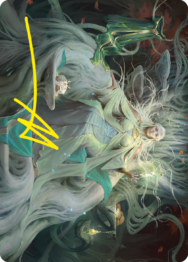 Galadriel, Gift-Giver Art Card (Gold-Stamped Signature) [The Lord of the Rings: Tales of Middle-earth Art Series] | Devastation Store