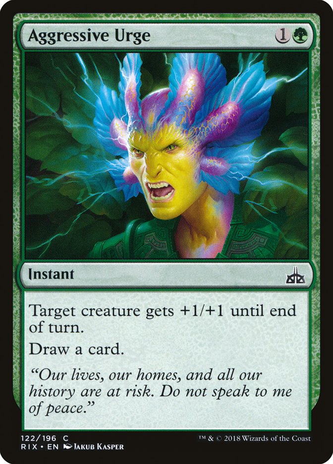 Aggressive Urge [Rivals of Ixalan] | Devastation Store